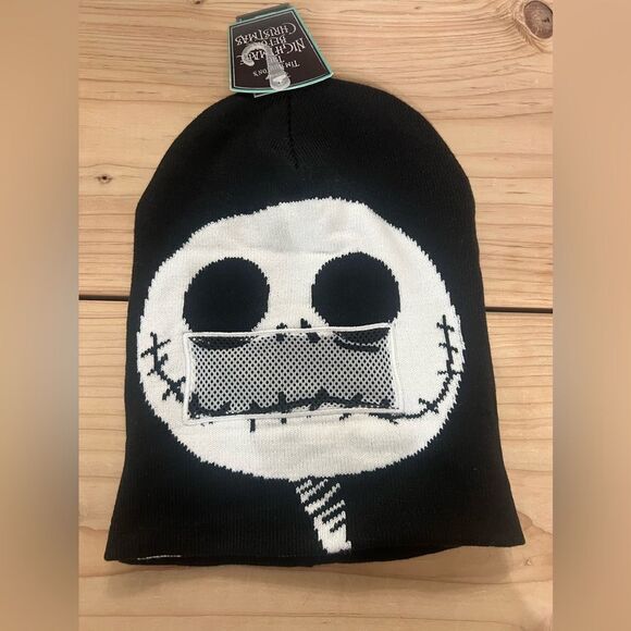 4/$25 Disney Tim Burton’s The nightmare before Christmas roll down beanie hat - Picture 9 of 9
